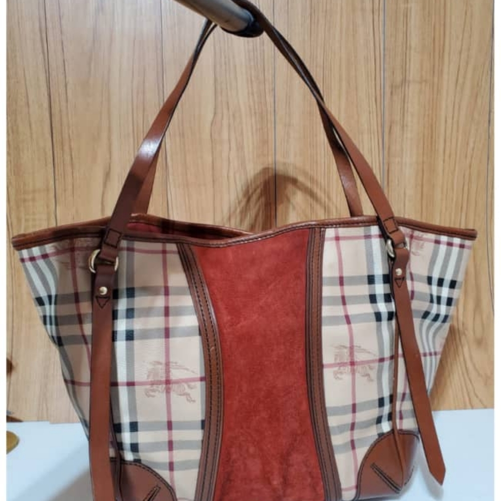 Burberry Canterbury Haymarket Tote - Picture 1 of 10